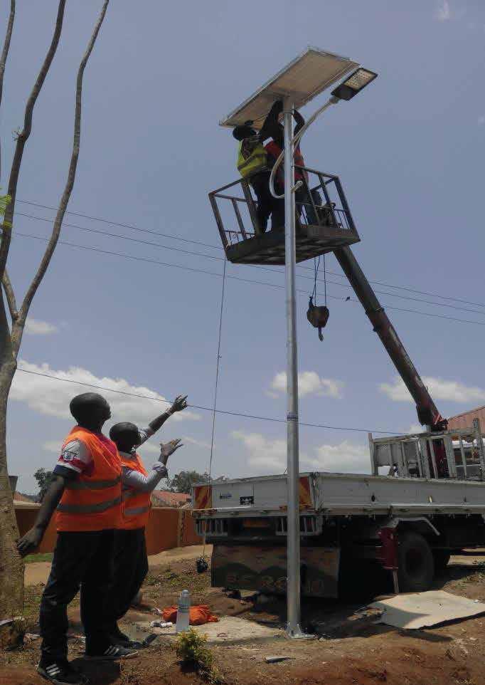 KASI Technical Services Ltd solar street lighting installation