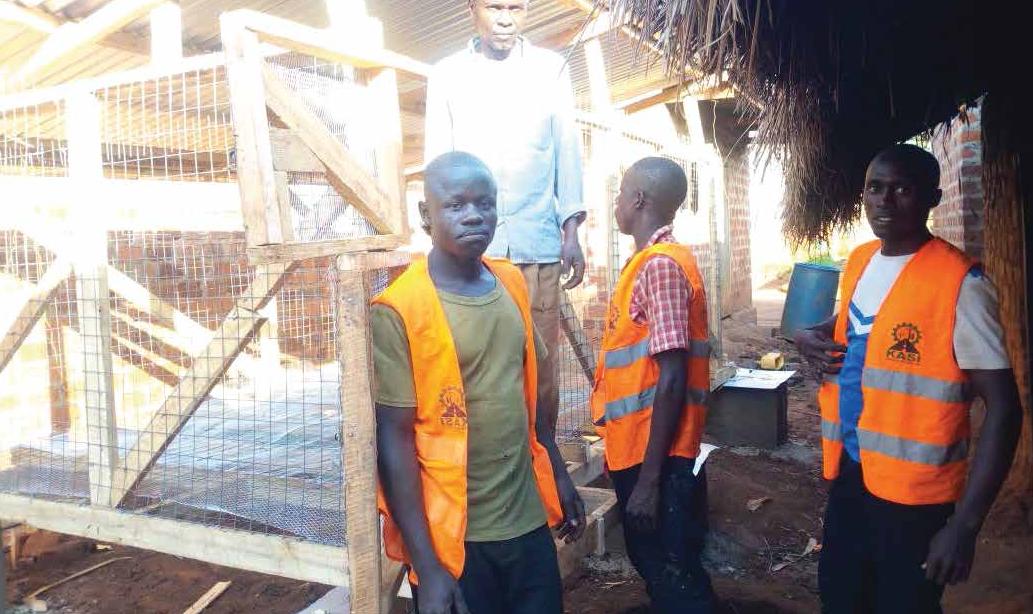 Construction of 38 Maize Cribs
